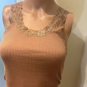 NWOT BCBGMAXAZRIA TAUPE TOP